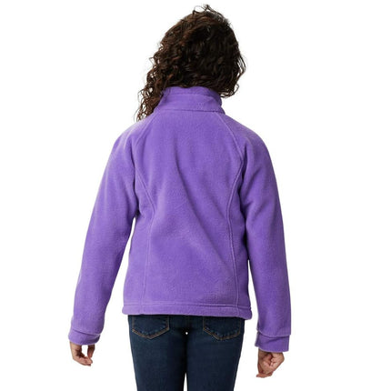 Columbia Girl's Benton Springs Fleece Jacket, Grape Gum, XX-Small