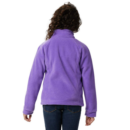 Columbia Girl's Benton Springs Fleece Jacket, Grape Gum, X-Large