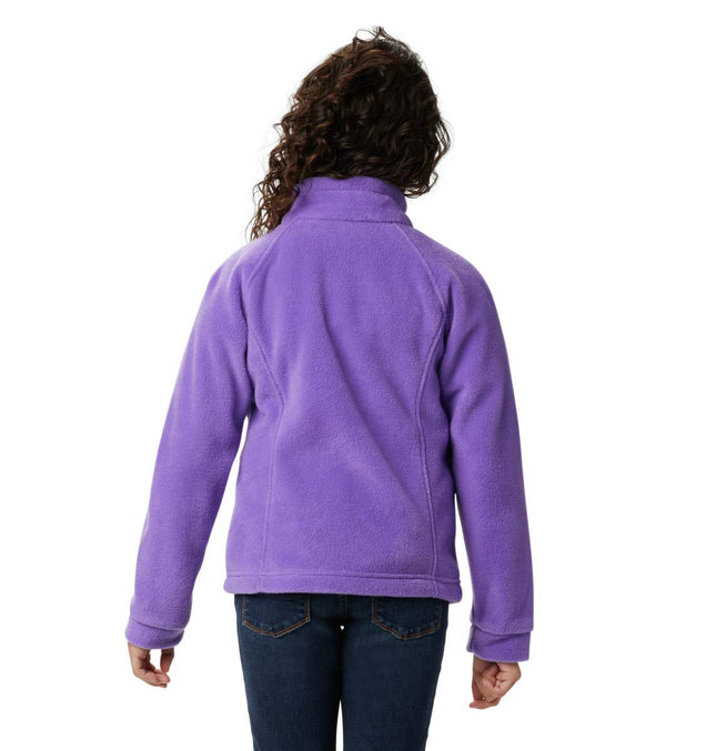 Columbia Girl's Benton Springs Fleece Jacket, Grape Gum, X-Large