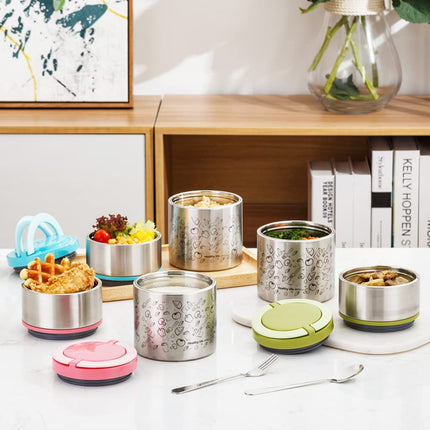 Lille Home Insulated Food Flask, Vacuum Insulated Lunch Box, 950ml