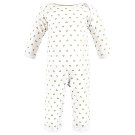 Hudson Baby Unisex Baby Cotton Coveralls, Girl Mommy, 6-9 Months