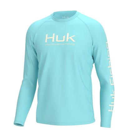 HUK Men's Pursuit Vented Long Sleeve, 30 UPF Fishi