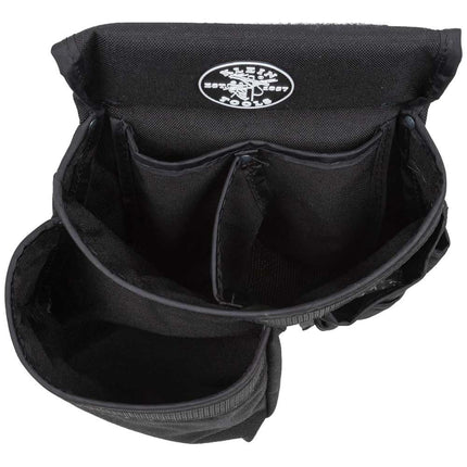 Klein ToolsPowerline Series 8-Pocket Tool Pouch, Black Nylon KLEIN TOOLS 5701
