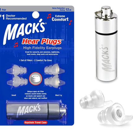 Mack's Hear Plugs High Fidelity Ear Plugs for Conc