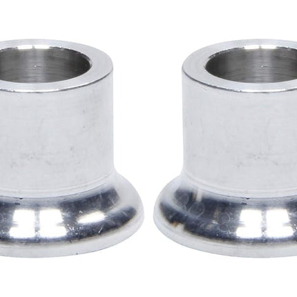Tapered Spacer, 1/2 in ID, 3/4 in Thick, Aluminum, Natural, Universal- Pair