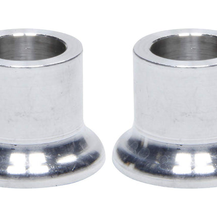 Tapered Spacer, 1/2 in ID, 3/4 in Thick, Aluminum,