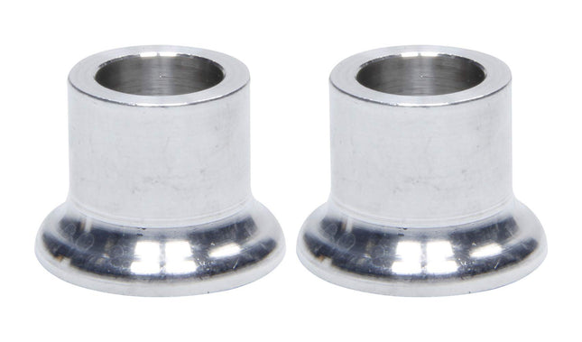 Tapered Spacer, 1/2 in ID, 3/4 in Thick, Aluminum,