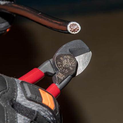High-Leverage Compact Cable Cutter, Forged from Durable Steel, Ideal for Cutting Aluminum and Copper Cable Klein Tools
