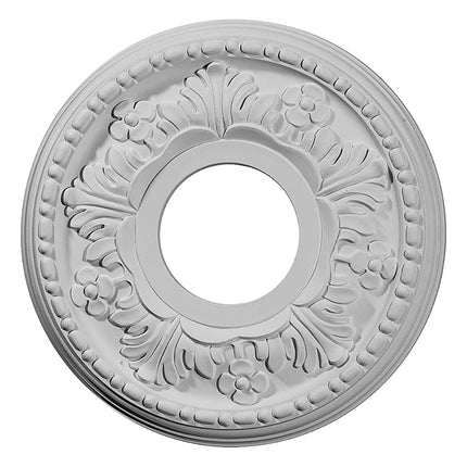 11 7/8"OD x 3 5/8"ID x 7/8"P Helene Ceiling Medallion (Fits Canopies up to 5 1/4"), Hand-Painted Copper Penny