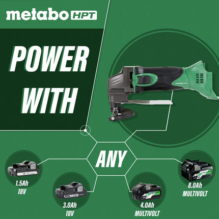 Metabo HPT Cordless Shear | 18V Lithium Ion Shear | Tool Body Only | CE18DSLQ4