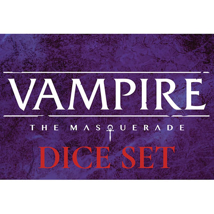 Renegade Game Studio | Vampire The Masquerade - Dice Set | Role-Playing Game Accessory