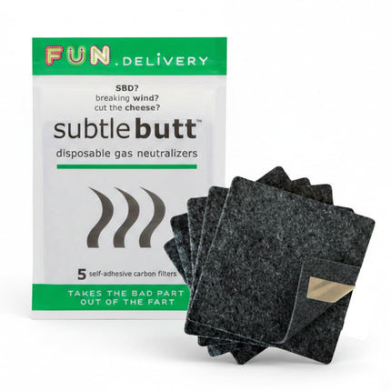Subtle Butt: Disposable Gas Neutralizers (5 Activa