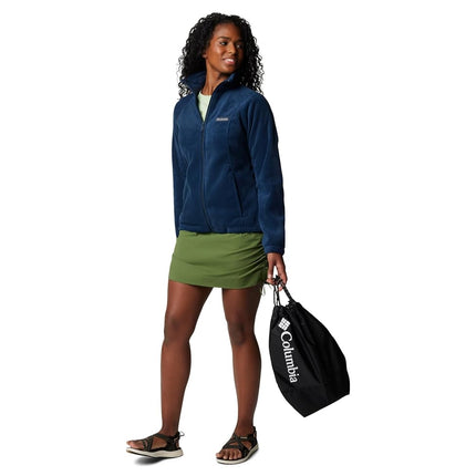 Columbia Women's Benton Springs Full Zip - Petite Fleece Jacket, Columbia Navy, XS Petite UK