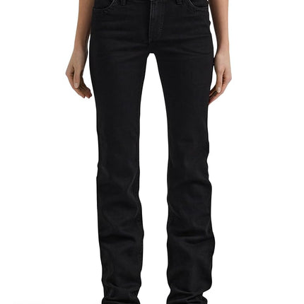 Wrangler Women's Willow Mid Rise Performance Waist Boot Cut Ultimate Riding Jean, Molly, 28-32