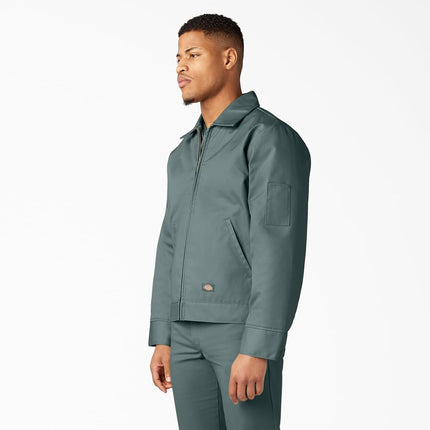 Dickies Men's Insulated Eisenhower Front-Zip Jacket, Lincoln Green, M