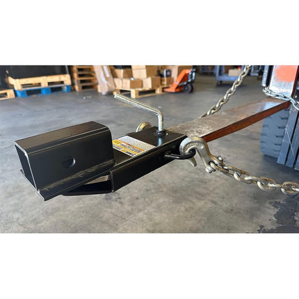 MAXXHAUL 50626 Clamp On Forklift Hitch Receiver 2 Inch Trailer Towing Adapter