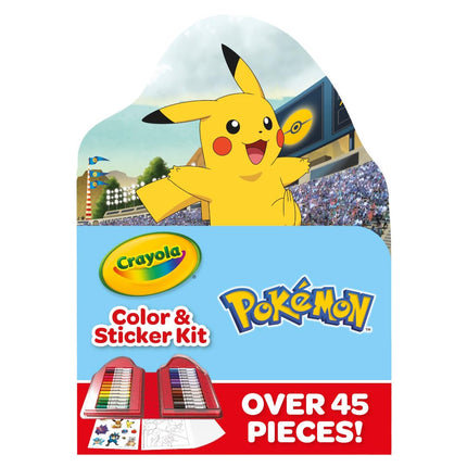 Crayola Pokemon Art Kit for Kids (45pcs), Pokemon 