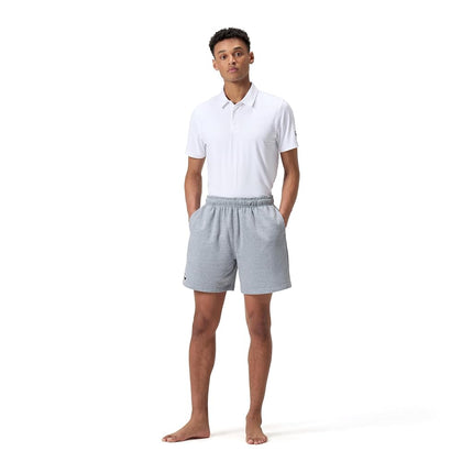 Speedo Pantalones Cortos de Hombre de Felpa de Longitud Media para Equipo, Gris Brezo 2024, Extragrande