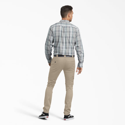 Dickies Men's Skinny Fit Work Pants, Desert Sand, 36W x 32L