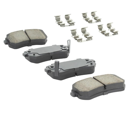 QUALITY-BUILT Premium Rear Brake Pads for 03-04 Chevrolet, BP1157 Semi-Met