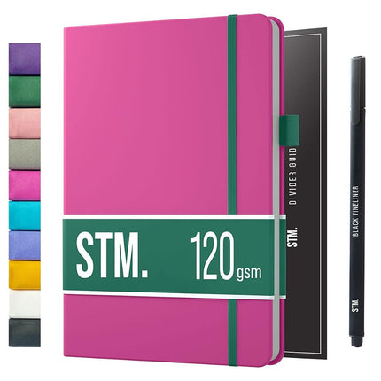 A5 Bullet Dotted Journal Notebook by STM | Thick B