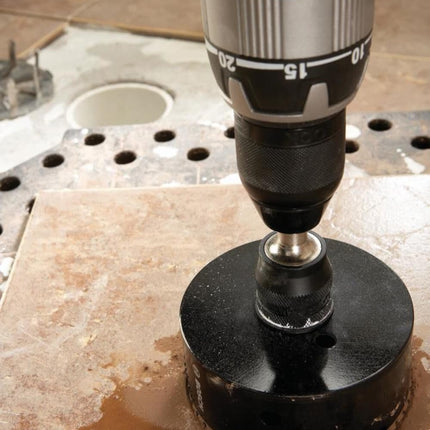 BOSCH HDG11 11-Piece Diamond Hole Saw Assorted Set for Hard Materials for Use Only with Machines Designed for Wet Sawing and on GFCI-Protected Circuit