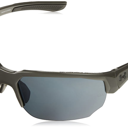 Under Armour Men's Blitzing Wrap Sunglasses, Shiny