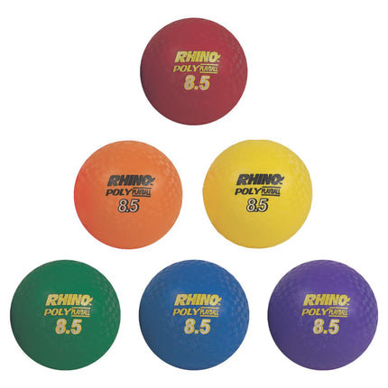 Champion Sports PX85SET Rhino Poly Playground Ball Set, Multicolored, 8.5" Diameter