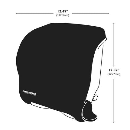 San Jamar T950TBK Element Lever Roll Towel Dispenser, Classic, Transparent Black Pearl