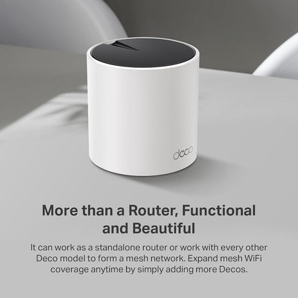 TP-Link Deco X55 Pro AX3000 Whole Home Wi-Fi 6 Mesh System - Coverage up to 6500 Sq.Ft & up to 150 Devices, 2x2.5G WAN/LAN Ports, 4 Streams, Wired Ethernet Backhaul, Ideal for 1Gig+ Internet, 3-Pack