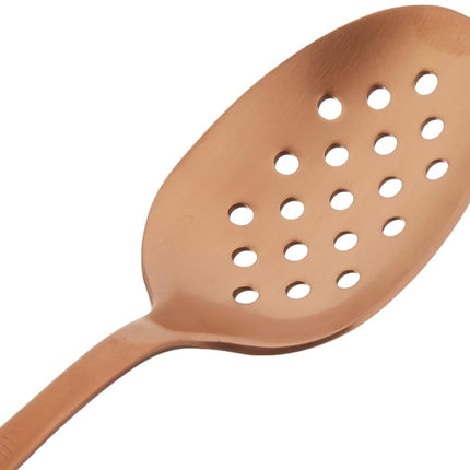 Mercer Culinary M35161RG 18-8 Stainless Steel Plating Spoon, 7-7/8 inch, Rose Gold