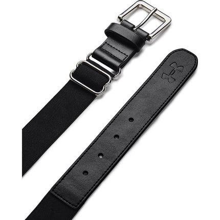 Under Armour Boys' Baseball Belt, Black/Black, One Size