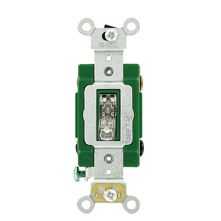 Leviton Illuminated Toggle Switch, 30 Amp, 120 Vol