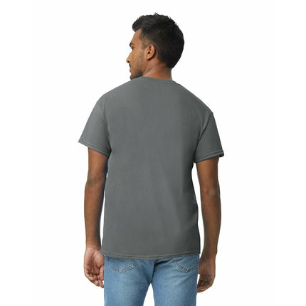 Gildan Men's Heavy Cotton T-Shirt, Style G5000, Multipack, Dark Grey (Pack of 3), XL