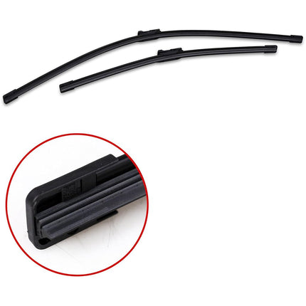 Bosch Wiper Blade Aerotwin A077S, Length: 750mm/500mm – Set of Front Wiper Blades - Only for Left-Hand Drive (EU)