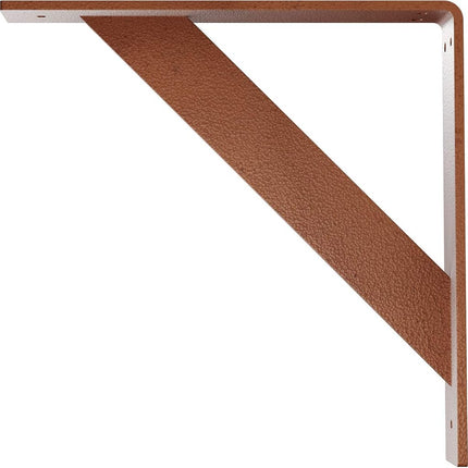 Ekena Millwork BKTM02X12X12TRHCO 2"W x 12"D x 12"H Traditional Steel Bracket, Hammered Copper