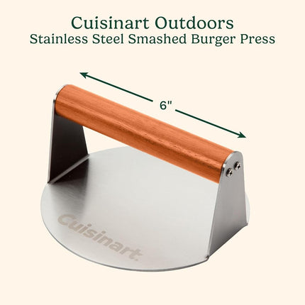 Cuisinart CISB-275 Stainless Steel Smashed Burger Press