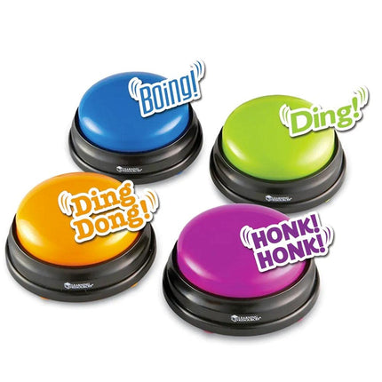 Learning Resources Answer Buzzers Classpack, Teacher Supplies, Teacher Resources, Batteries Included, Set of 12, Ages 3+ (Product is not recordable)
