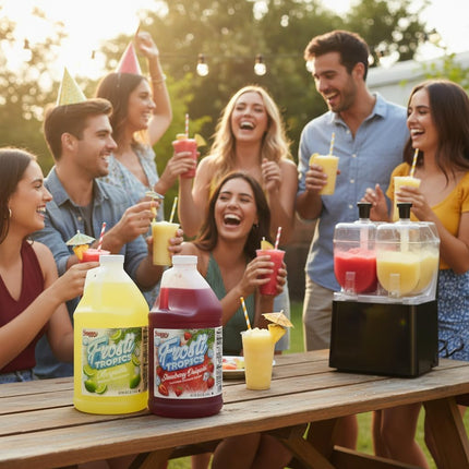 Snappy Frosti Tropics Wild Cherry Slushy Mix, Slushie Syrups for Machine, Granita Slushy Syrup, Kid Slushie Machine Mix, Slushy Mix For Frozen Drink Machine, 1/2 Gallon