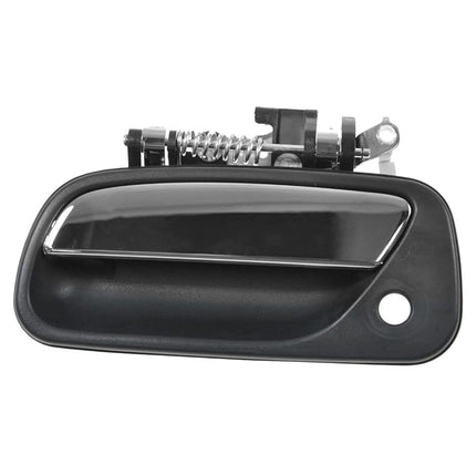 TRQ Front Left Exterior Door Handle Chrome & Black
