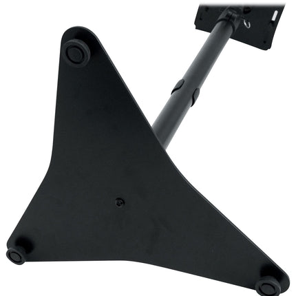Soportes para altavoces de monitor de estudio tipo estantería Rockville RVSM5 (par) con altura ajustable, color negro