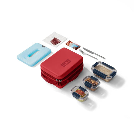 YETI Daytrip 5L Insulated Soft Cooler Lunch Box, Rescue Red