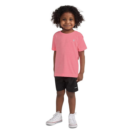 Hurley Boys' Soft Basic Cloud Slub T-Shirt, Pink Flamingo, 6