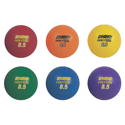 Champion Sports PX85SET Rhino Poly Playground Ball Set, Multicolored, 8.5" Diameter