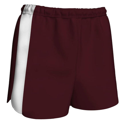 CHAMPRO Unisex-Youth Sprinter Track and Field Shorts Maroon/White