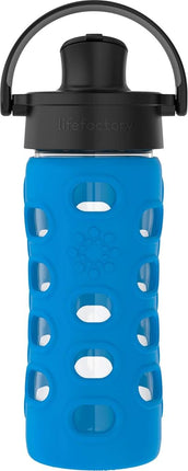 Lifefactory 12-Ounce Glass Water Bottle with Activ