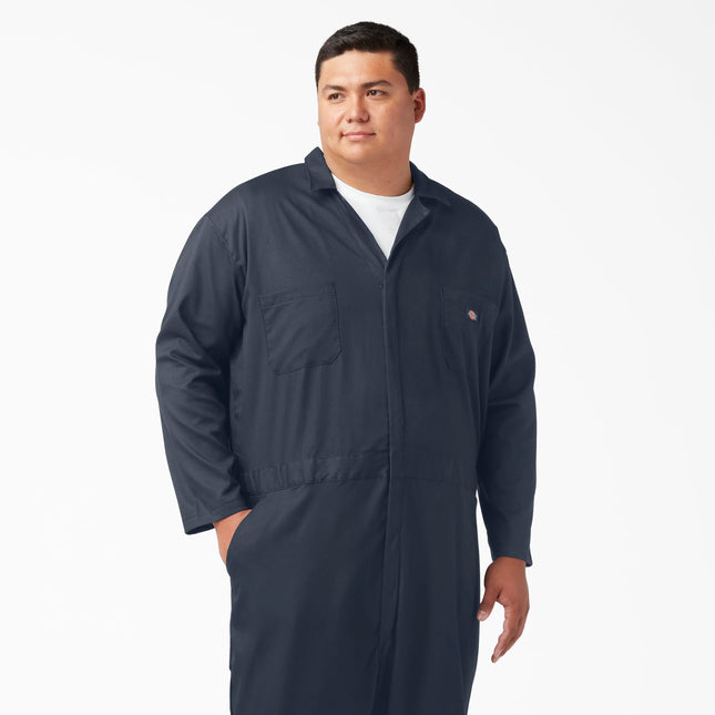 Dickies Men's Flex Long Sleeve Coveralls, Dark Navy, 2X Tall