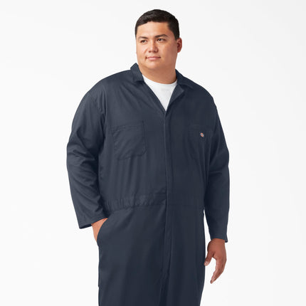 Dickies mens Flex Long Sleeve Coveralls, Dark Navy, 3X Tall