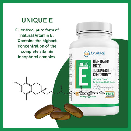 Unique E, 120 Capsules