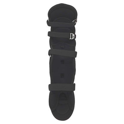 Champion Sports LG84AWBK Double Knee with Wings Shinguard, Black, 11"